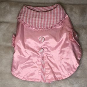Dog ❤️ Pink Striped Coat xtra small